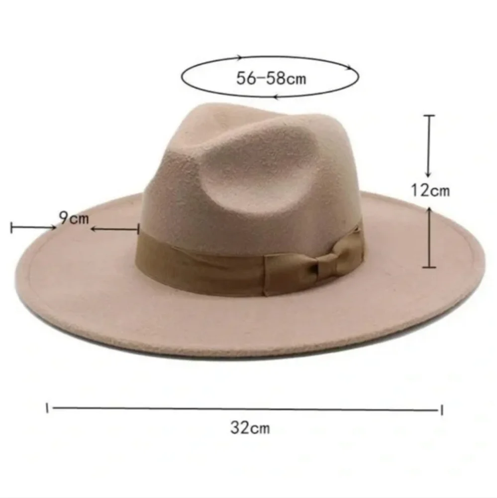 Women's Wool Felt Panama Hat - Picture 6 of 6